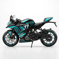 KTM RC 390 Cyan White Graphics Kit