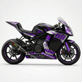 KTM RC 8C Purple Silver Racing Decal Kit