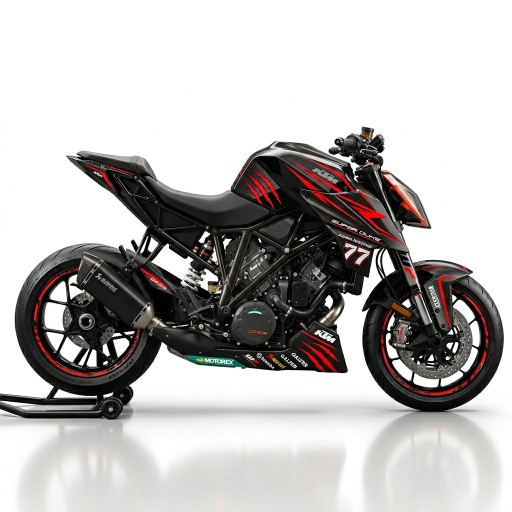 KTM Super Duke 1290 Carbon Red Graphics Kit