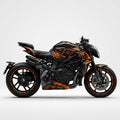 MV Agusta Brutale 1000 Orange Black Graphics Kit