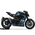 MV Agusta Dragster Blue Silver Metallic Graphics Kit
