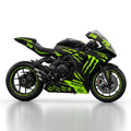 MV Agusta F3 Racing Graphics Kit Green Black