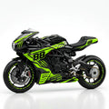 MV Agusta Superveloce Neon Green Black Graphics Kit