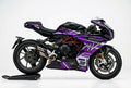 MV Agusta Superveloce 800 Purple Silver Graphics Kit