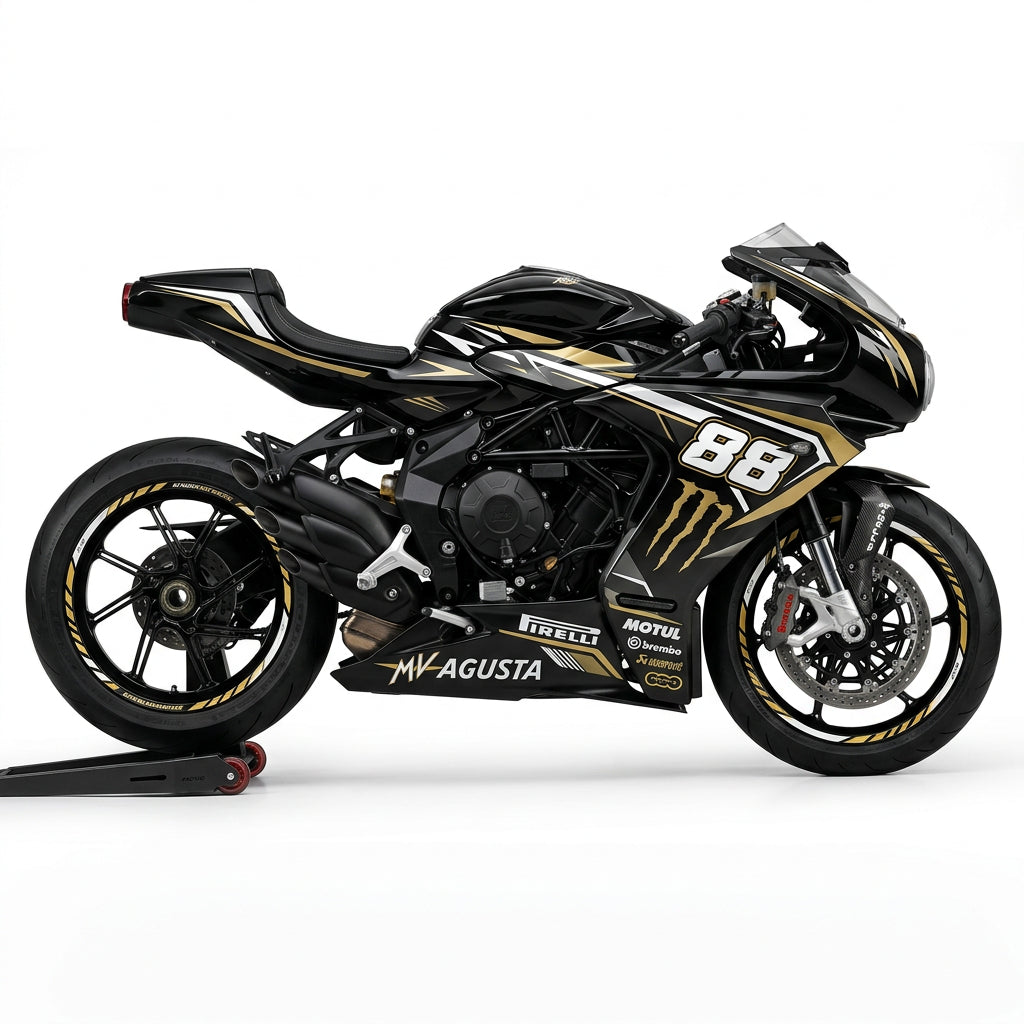 MV Agusta Superveloce White Gold Premium Graphics Kit