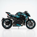 MV Agusta Brutale 1000 Cyan White Graphics Kit