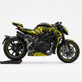MV Agusta Brutale 1000 Yellow Black Graphics Kit