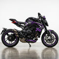 MV Agusta Dragster Purple Silver Graphics Kit