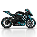 MV Agusta F3 Cyan White Graphics Kit