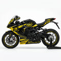 MV Agusta F3 Yellow Black Graphics Kit