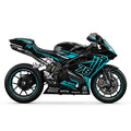 MV Agusta F4 Cyan White Graphics Kit