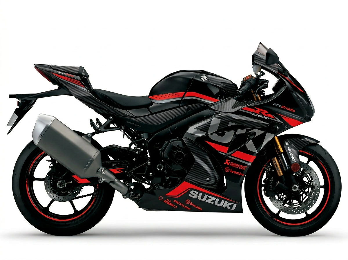 Suzuki GSX-R1000 Carbon Red Decal Kit
