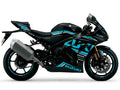 Suzuki GSX-R1000 Cyan White Decal Kit