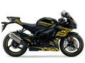 Suzuki GSX-R600 Yellow Black Racing Decal Kit