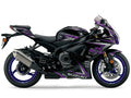 Suzuki GSX-R750 Purple Silver Racing Decal Kit