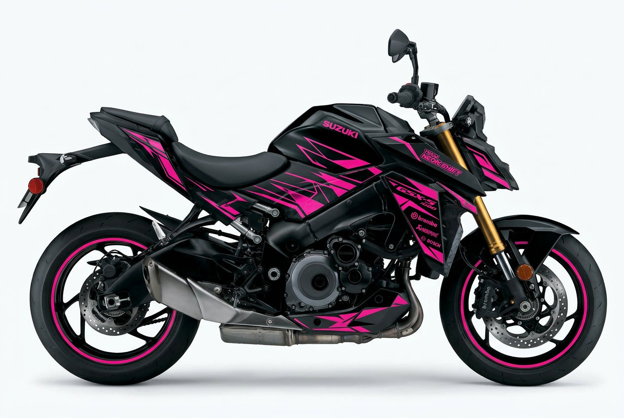 Suzuki GSX-S1000 Pink Black Decal Kit