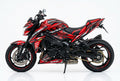 Suzuki GSX-S1000 graphics kit in red and black side view