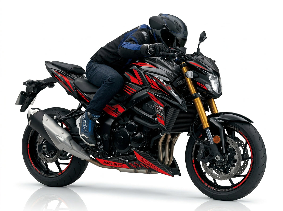 Suzuki GSX-S750 Carbon Red Decal Kit