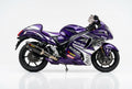 Suzuki Hayabusa graphics kit in purple and silver side view