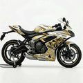 Triumph Daytona 660 White Gold Premium Graphics Kit