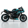 Triumph Speed Triple Cyan White Graphics Kit