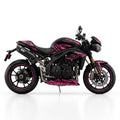 Triumph Speed Triple Pink Black Graphics Kit