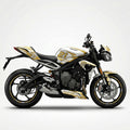 Triumph Street Triple White Gold Premium Graphics Kit