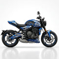Triumph Trident 660 Blue Silver Metallic Graphics Kit