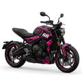 Triumph Trident 660 Pink Black Graphics Kit