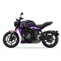 Triumph Trident 660 Purple Silver Graphics Kit