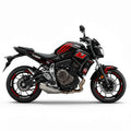 Yamaha MT-07 Carbon Red Decal Kit
