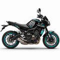 Yamaha MT-09 Cyan White Decal Kit