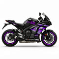 Yamaha MT-10 Purple Silver Decal Kit