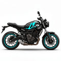 Yamaha XSR700 Cyan White Decal Kit