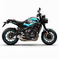 Yamaha XSR900 Cyan White Decal Kit