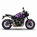 Yamaha XSR900 Purple Silver Decal Kit