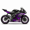 Yamaha YZF-R6 Purple Silver Decal Kit